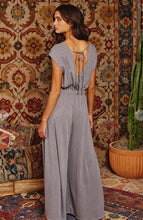 Load image into Gallery viewer, Open Front Wide Leg Jumpsuit
