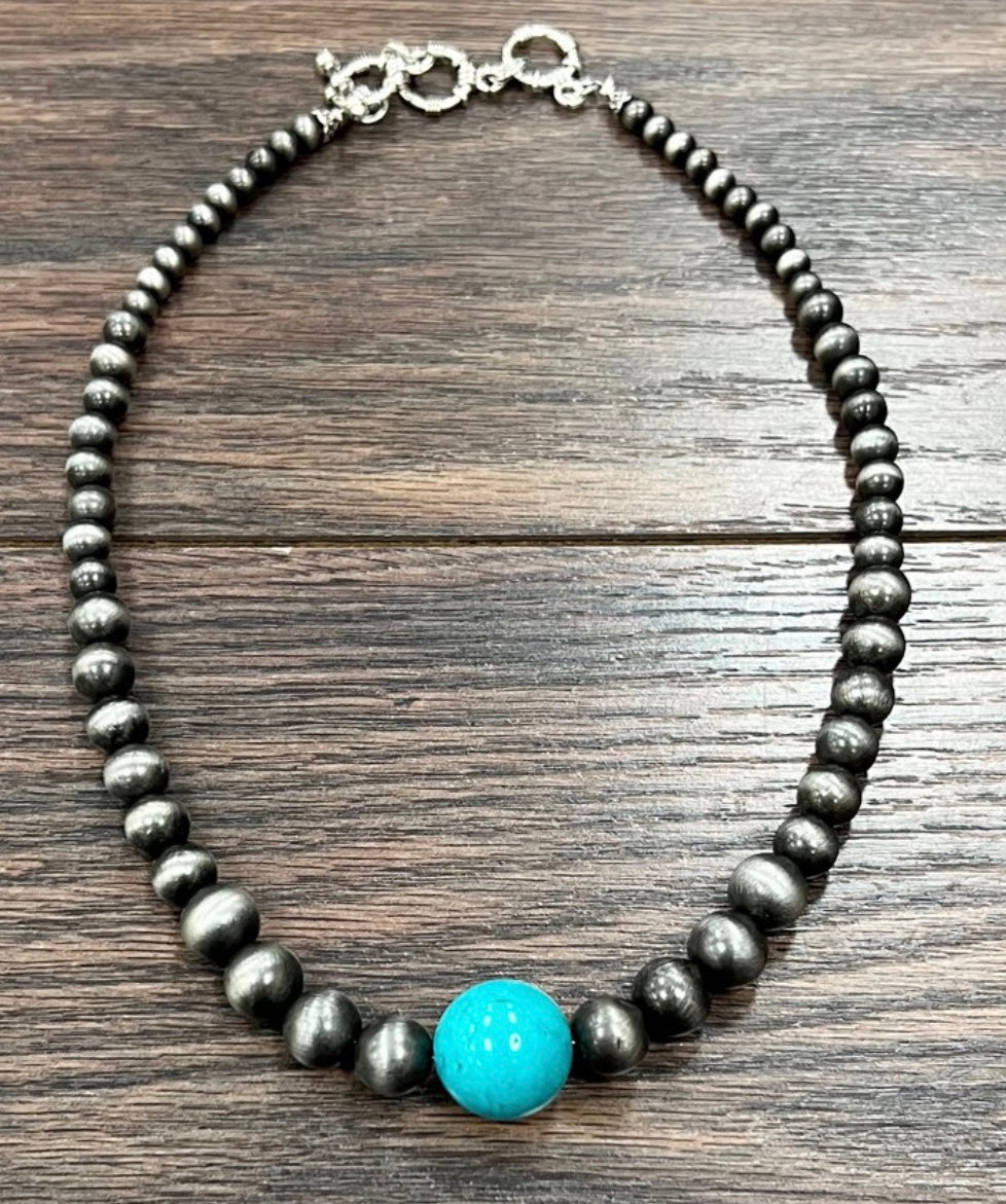 Navajo Pearl Turquoise Stone