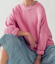 Load image into Gallery viewer, Oversized Side Slit Sweater
