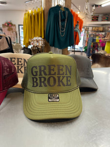 "Green Broke" Trucker Hat