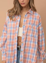 Load image into Gallery viewer, Distressed Flannel w/ Back Detail
