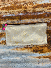 Load image into Gallery viewer, Gold Metallic Cowhide Clutch
