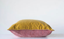 Load image into Gallery viewer, Velvet Two-Toned Pillow
