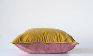 Velvet Two-Toned Pillow