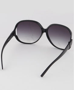 Oversized Dark Shadow Round Sunglasses