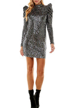 Load image into Gallery viewer, Sequins Long Sleeve Dress
