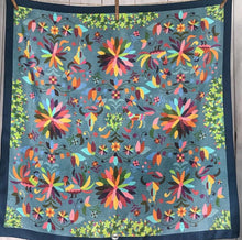 Load image into Gallery viewer, Chambray Otomi Wild Rag 35”x35”
