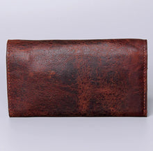 Load image into Gallery viewer, Tooled Leather Buckstitch Wallet
