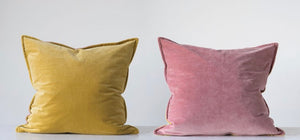 Velvet Two-Toned Pillow