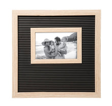 Load image into Gallery viewer, Black &amp; Natural Letter Board Frame
