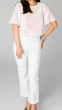 Load image into Gallery viewer, Blanche Sequin Short Sleeve Top (Unicorn)
