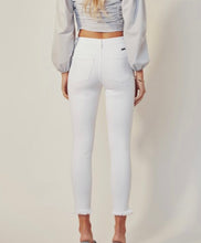 Load image into Gallery viewer, KanCan High Rise White Ankle Skinny Jeans
